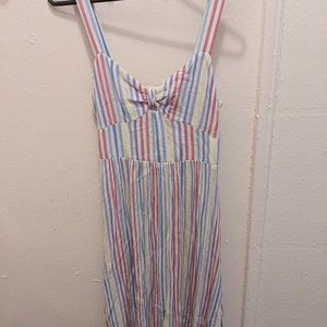 Rainbow Striped Forever 21 Dress - Sz M